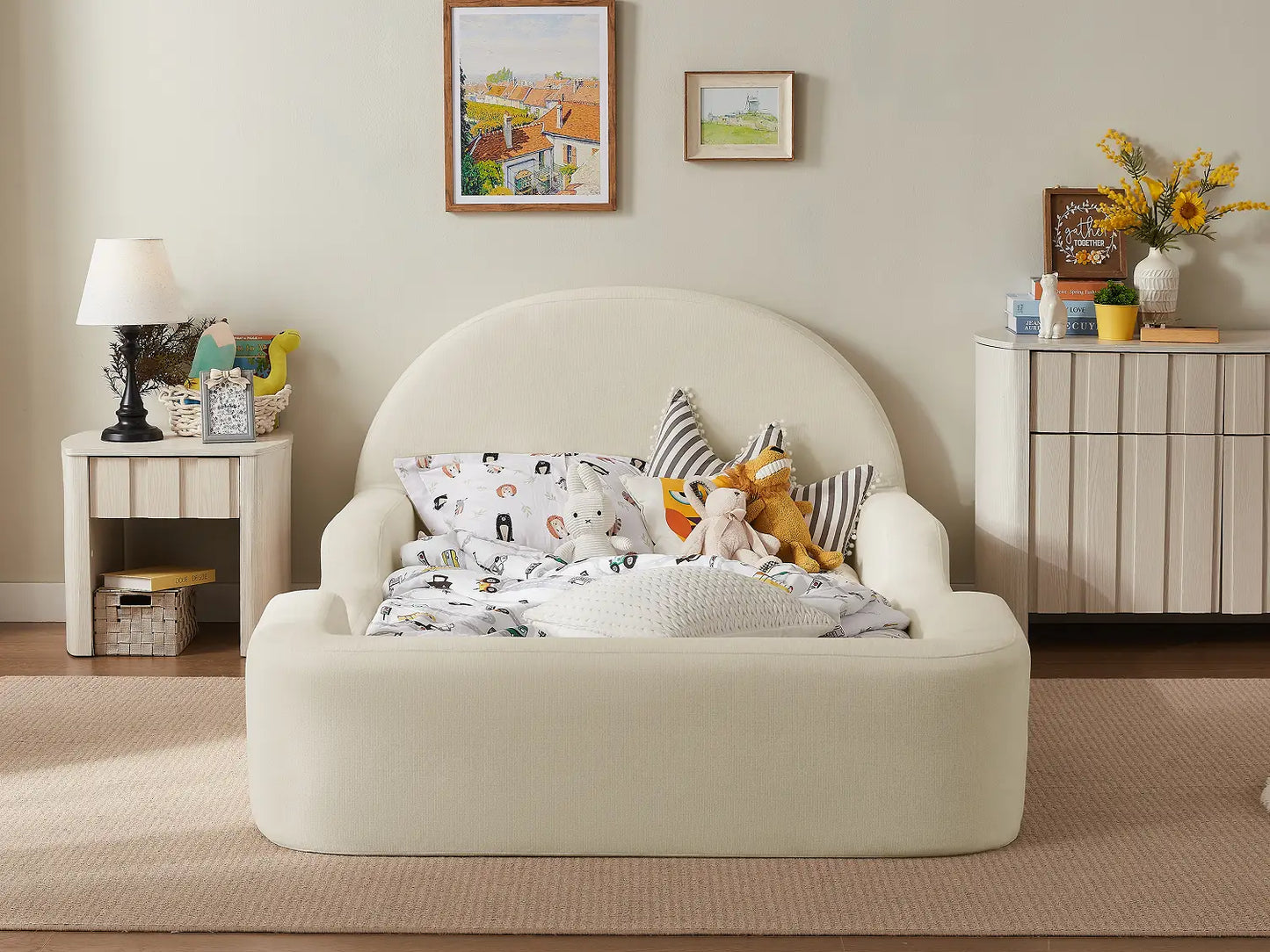 Little Lifely King Single Bed - Marshmallow