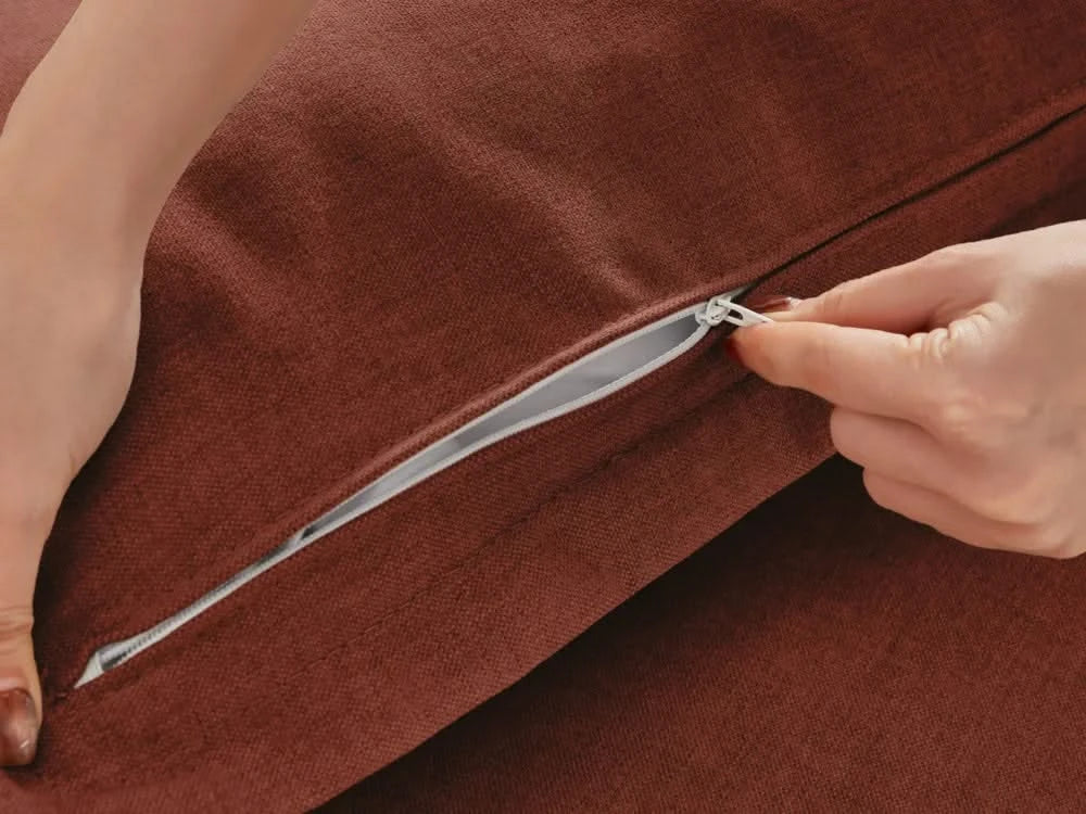 Lifely Modular 9 Seater U-Sectional Ottoman - Rust