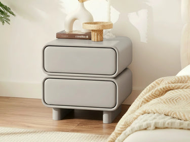 Twix Bedside Table Grey