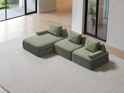 Chaise / 3-Seater Chaise 3m / Sage Green