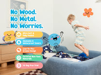 Little Lifely Double Bed - Baby Blue