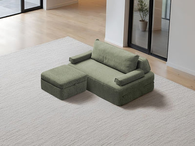 Chaise / 2-Seater Chaise 1.54m / Sage Green