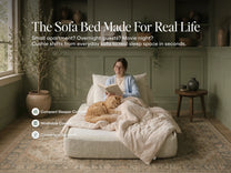 Cushie Modular Sleeper Chair - Cream
