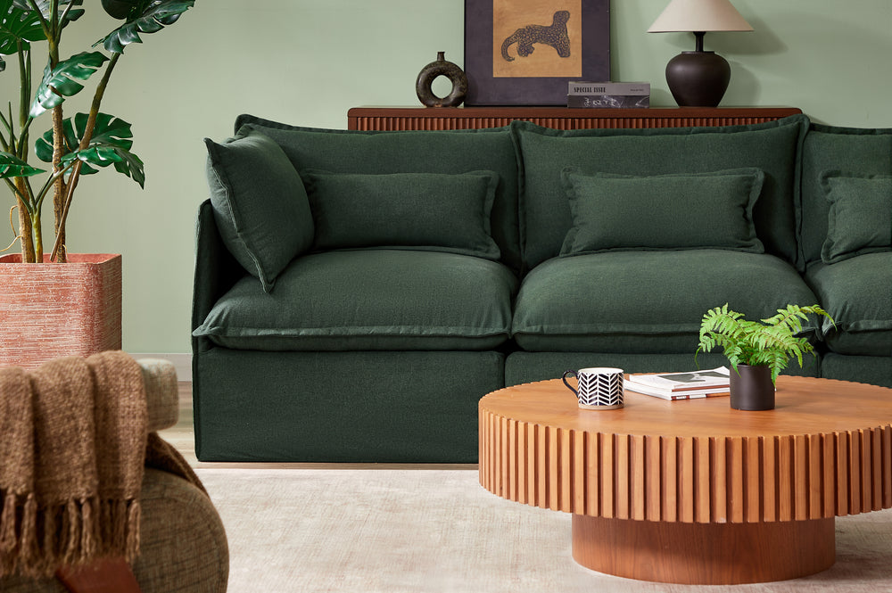 Modern green sofa